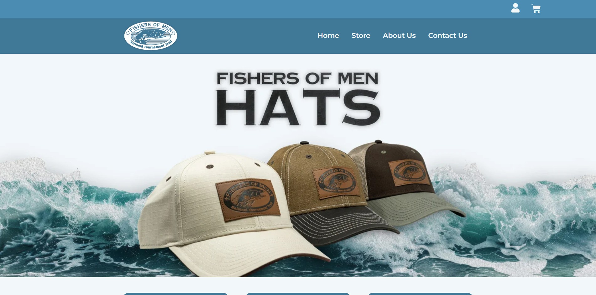 Fishers of Men National Tournament Trial website screenshot